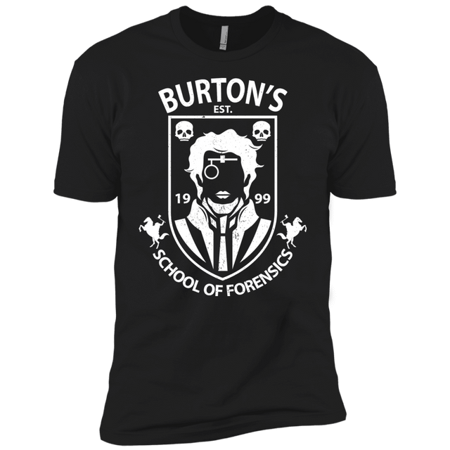 T-Shirts Black / YXS Burtons School of Forensics Boys Premium T-Shirt