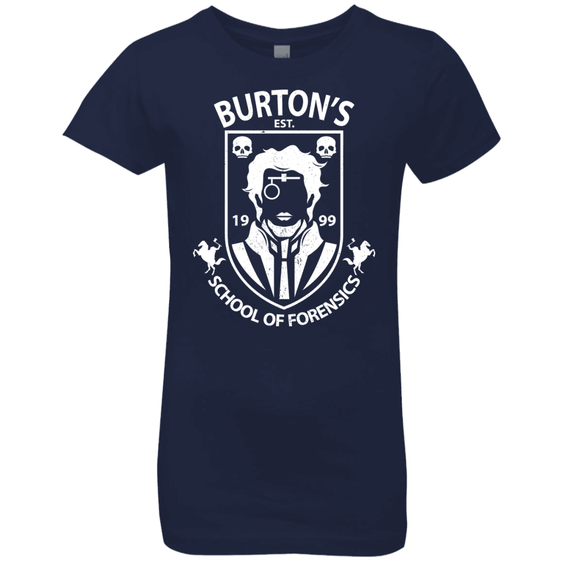 T-Shirts Midnight Navy / YXS Burtons School of Forensics Girls Premium T-Shirt