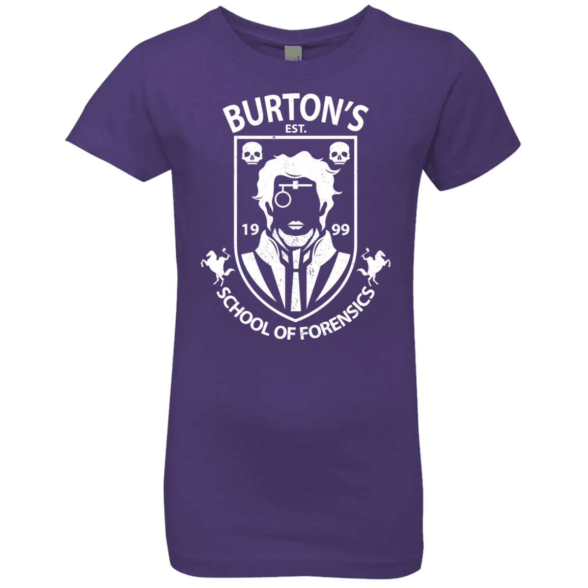 T-Shirts Purple Rush / YXS Burtons School of Forensics Girls Premium T-Shirt