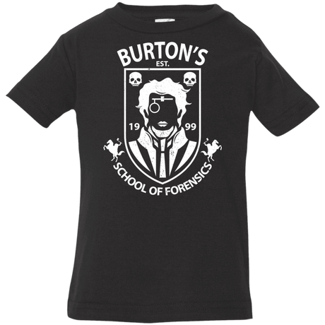 T-Shirts Black / 6 Months Burtons School of Forensics Infant Premium T-Shirt
