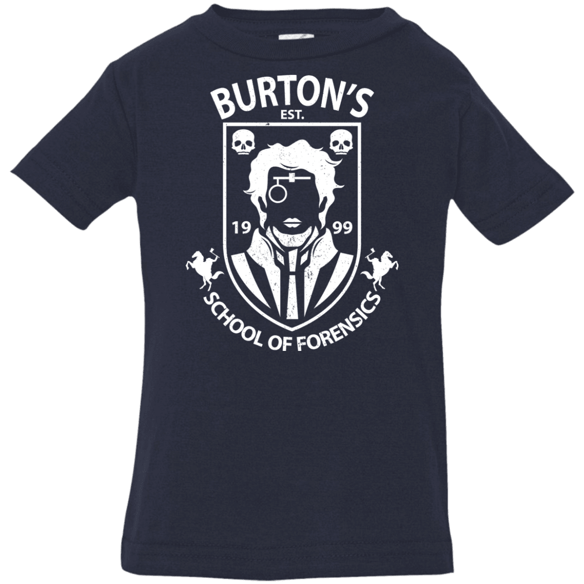 T-Shirts Navy / 6 Months Burtons School of Forensics Infant Premium T-Shirt