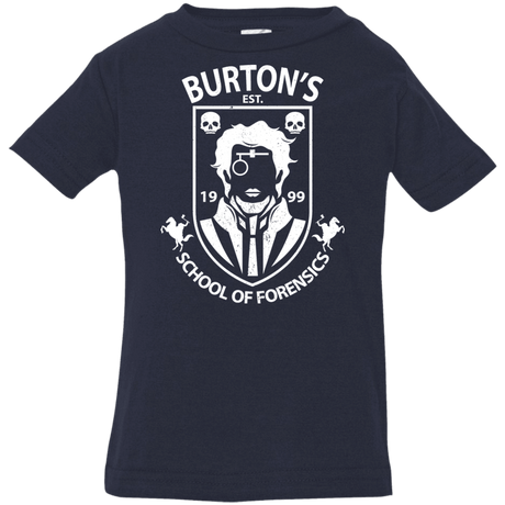 T-Shirts Navy / 6 Months Burtons School of Forensics Infant Premium T-Shirt