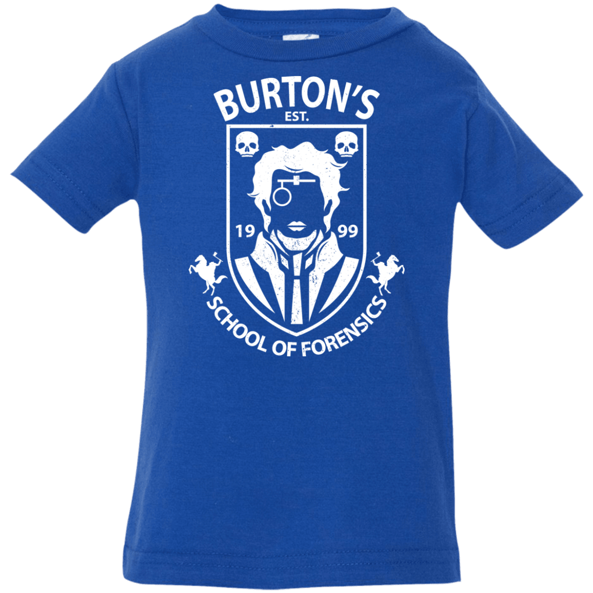 T-Shirts Royal / 6 Months Burtons School of Forensics Infant Premium T-Shirt
