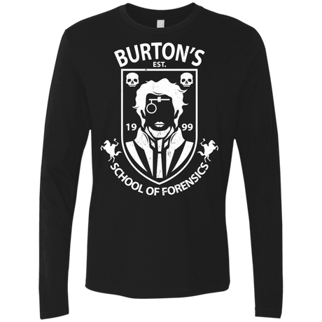 T-Shirts Black / Small Burtons School of Forensics Men's Premium Long Sleeve