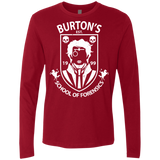 T-Shirts Cardinal / Small Burtons School of Forensics Men's Premium Long Sleeve