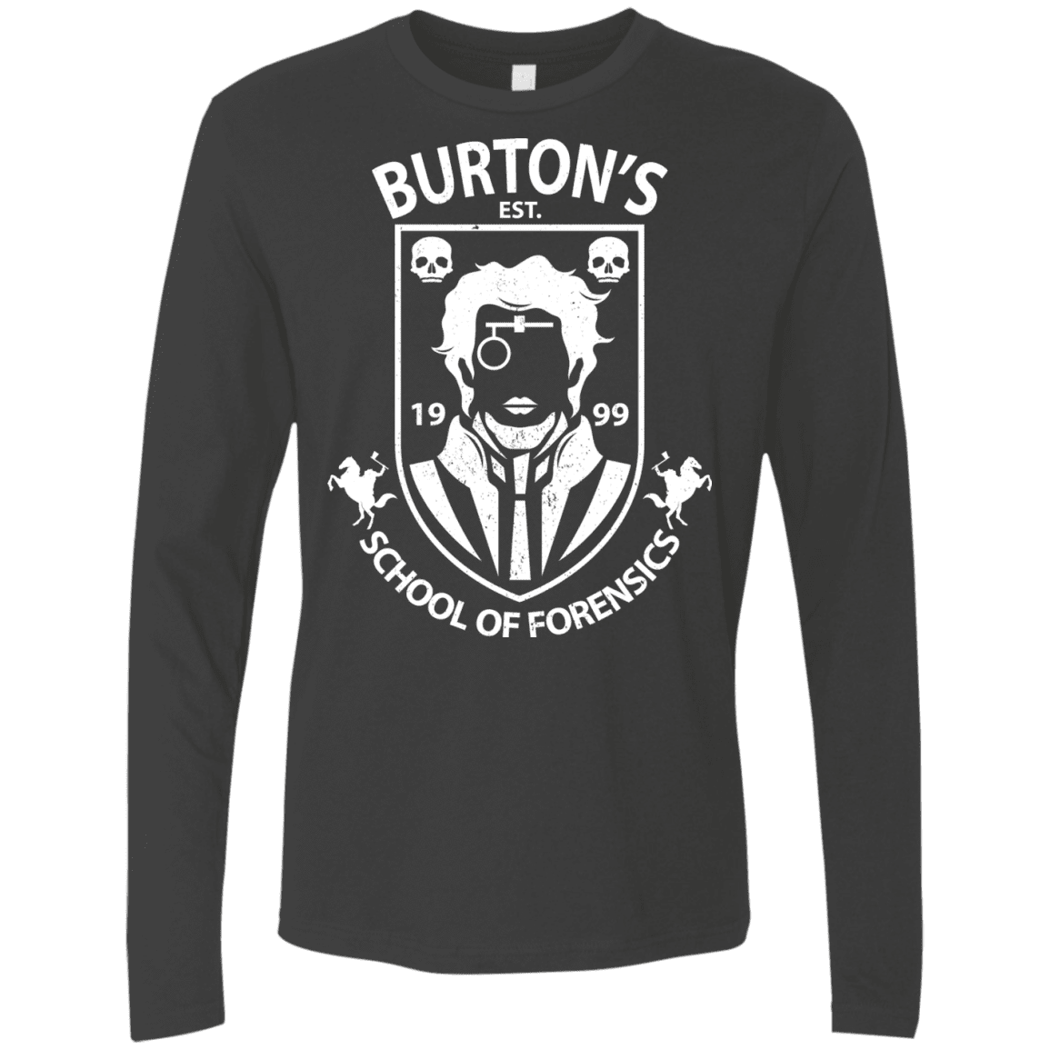 T-Shirts Heavy Metal / Small Burtons School of Forensics Men's Premium Long Sleeve