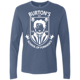 T-Shirts Indigo / Small Burtons School of Forensics Men's Premium Long Sleeve