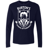 T-Shirts Midnight Navy / Small Burtons School of Forensics Men's Premium Long Sleeve