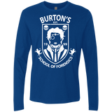 T-Shirts Royal / Small Burtons School of Forensics Men's Premium Long Sleeve