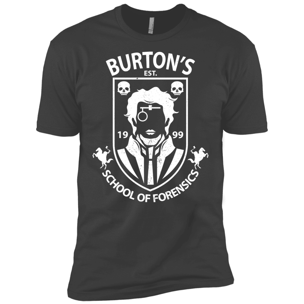 T-Shirts Heavy Metal / X-Small Burtons School of Forensics Men's Premium T-Shirt