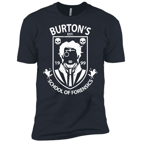 T-Shirts Indigo / X-Small Burtons School of Forensics Men's Premium T-Shirt