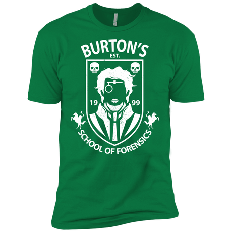 T-Shirts Kelly Green / X-Small Burtons School of Forensics Men's Premium T-Shirt