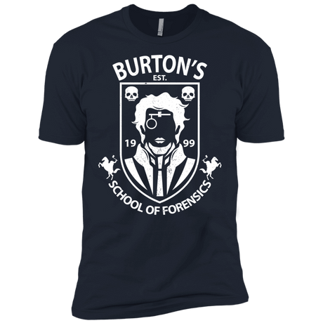 T-Shirts Midnight Navy / X-Small Burtons School of Forensics Men's Premium T-Shirt