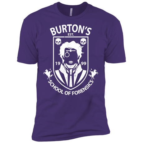 T-Shirts Purple / X-Small Burtons School of Forensics Men's Premium T-Shirt