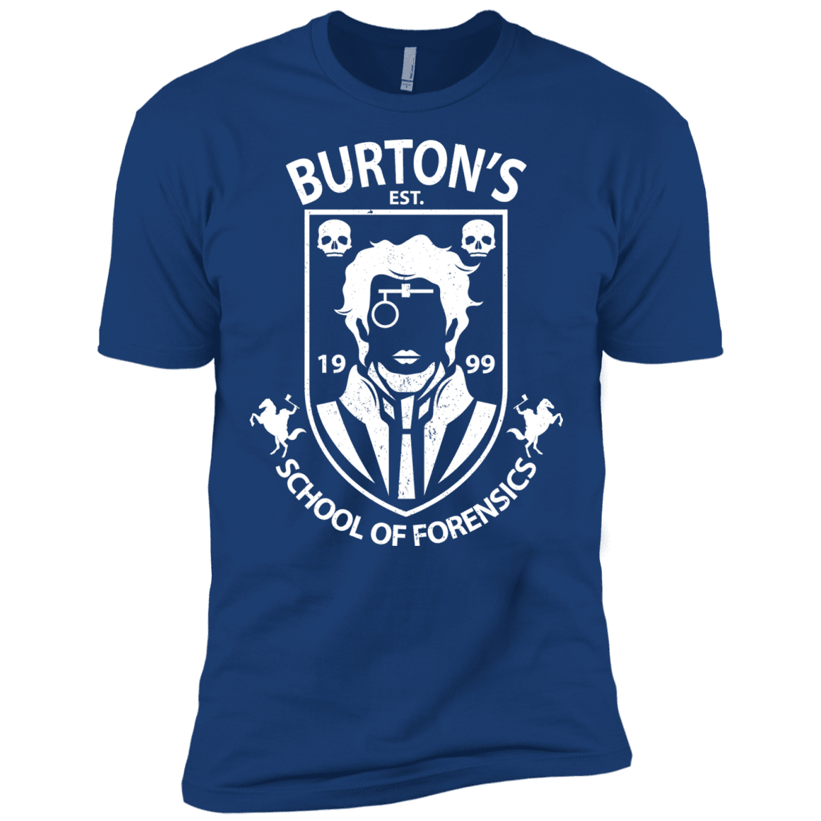 T-Shirts Royal / X-Small Burtons School of Forensics Men's Premium T-Shirt