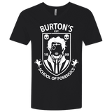 T-Shirts Black / X-Small Burtons School of Forensics Men's Premium V-Neck