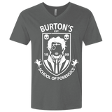 T-Shirts Heavy Metal / X-Small Burtons School of Forensics Men's Premium V-Neck