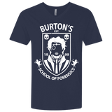 T-Shirts Midnight Navy / X-Small Burtons School of Forensics Men's Premium V-Neck