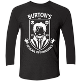 T-Shirts Vintage Black/Vintage Black / X-Small Burtons School of Forensics Men's Triblend 3/4 Sleeve