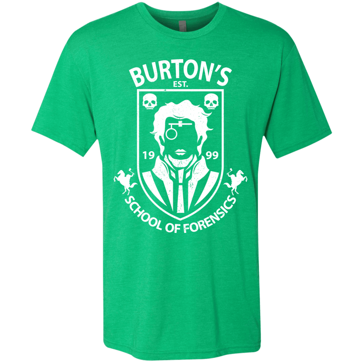 T-Shirts Envy / Small Burtons School of Forensics Men's Triblend T-Shirt