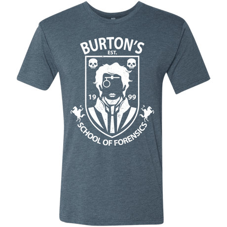 T-Shirts Indigo / Small Burtons School of Forensics Men's Triblend T-Shirt