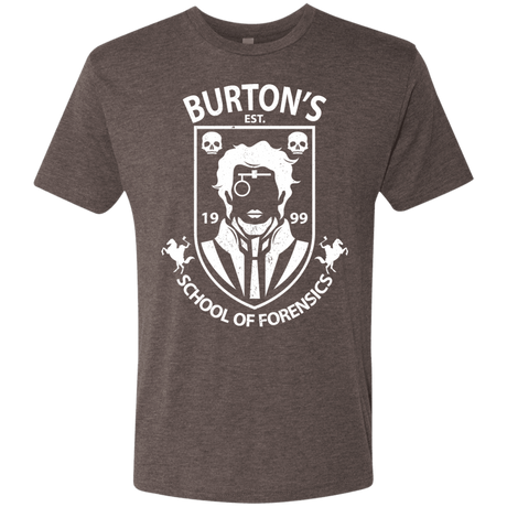 T-Shirts Macchiato / Small Burtons School of Forensics Men's Triblend T-Shirt