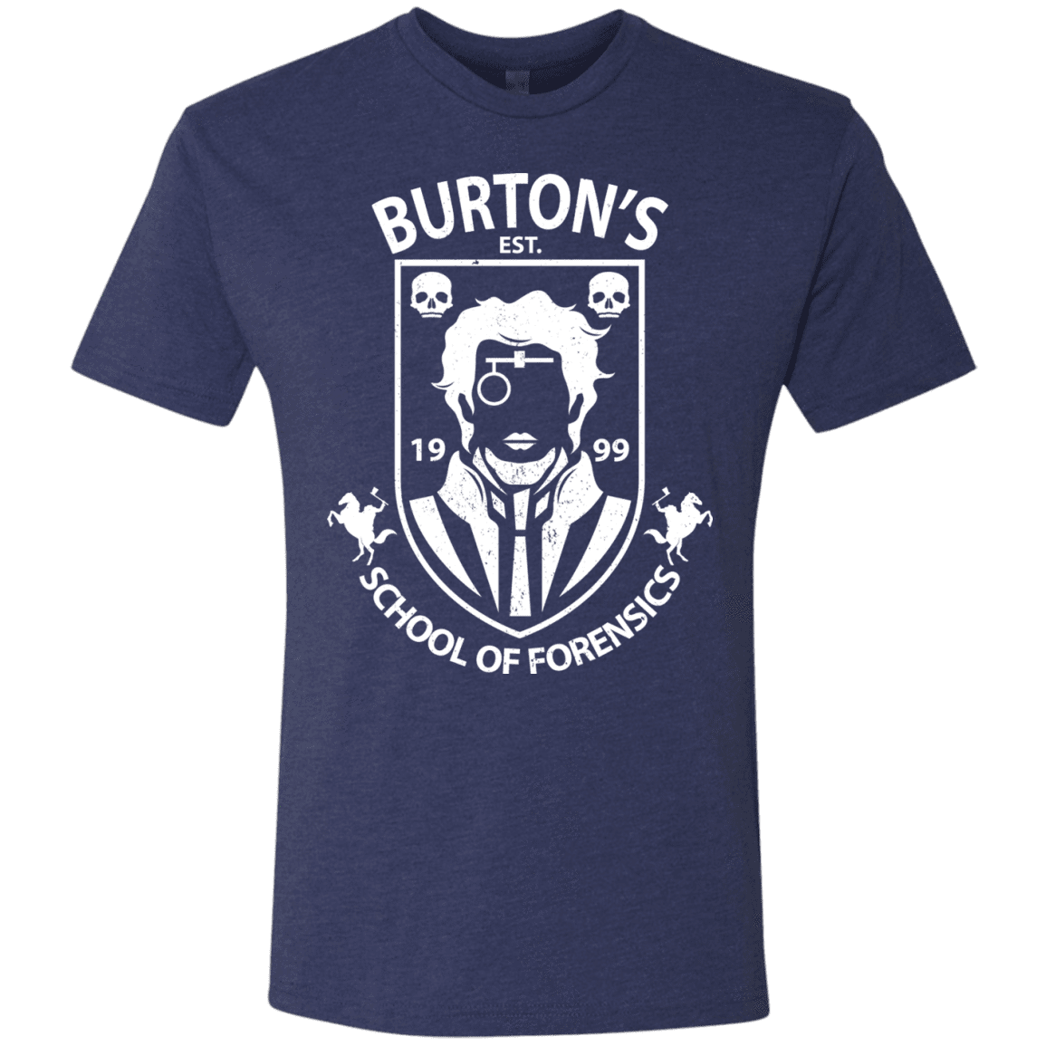 T-Shirts Vintage Navy / Small Burtons School of Forensics Men's Triblend T-Shirt