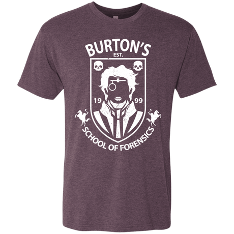 T-Shirts Vintage Purple / Small Burtons School of Forensics Men's Triblend T-Shirt