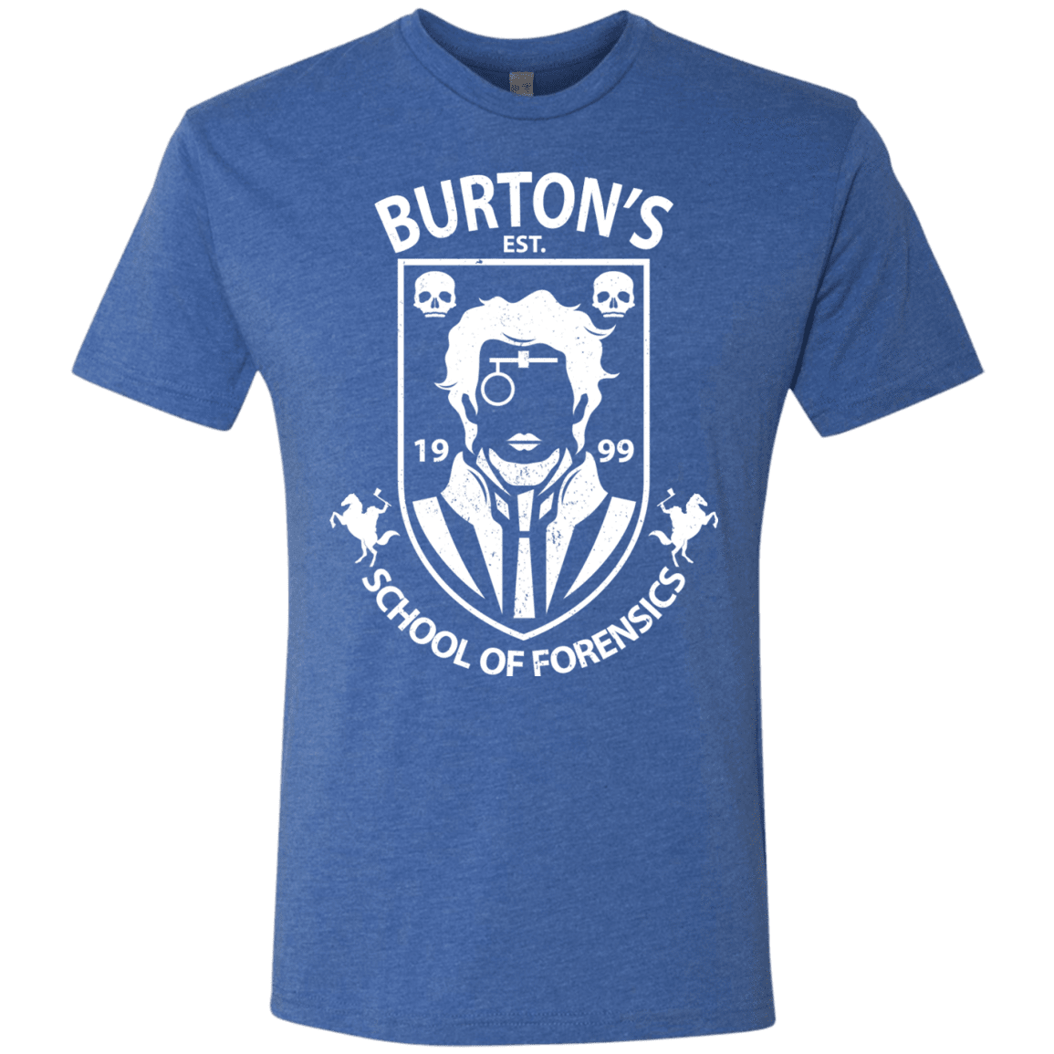 T-Shirts Vintage Royal / Small Burtons School of Forensics Men's Triblend T-Shirt