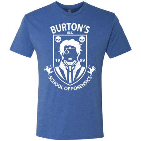 T-Shirts Vintage Royal / Small Burtons School of Forensics Men's Triblend T-Shirt