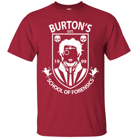 T-Shirts Cardinal / Small Burtons School of Forensics T-Shirt
