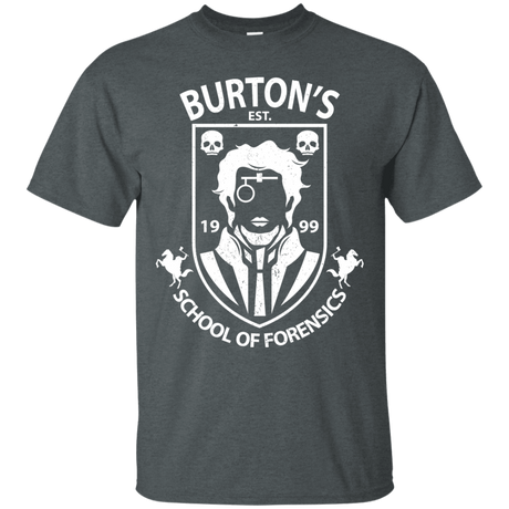 T-Shirts Dark Heather / Small Burtons School of Forensics T-Shirt