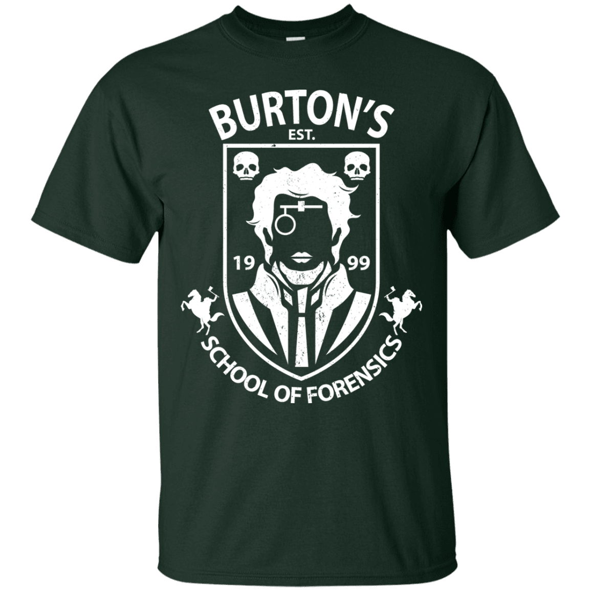 T-Shirts Forest Green / Small Burtons School of Forensics T-Shirt