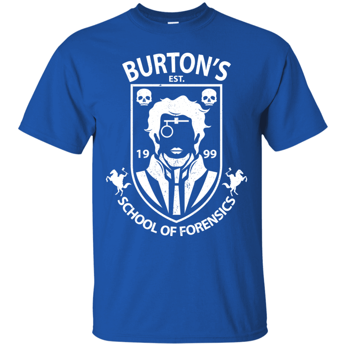 T-Shirts Royal / Small Burtons School of Forensics T-Shirt