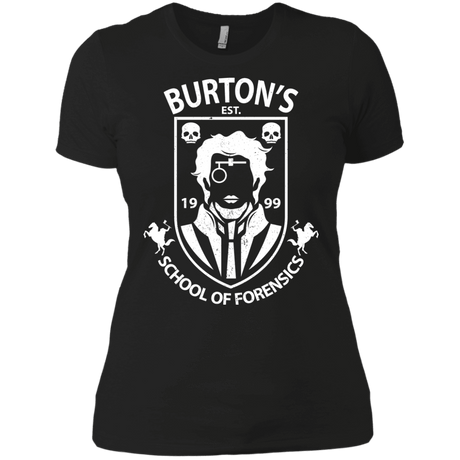 T-Shirts Black / X-Small Burtons School of Forensics Women's Premium T-Shirt