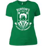T-Shirts Kelly Green / X-Small Burtons School of Forensics Women's Premium T-Shirt