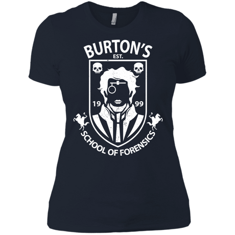 T-Shirts Midnight Navy / X-Small Burtons School of Forensics Women's Premium T-Shirt