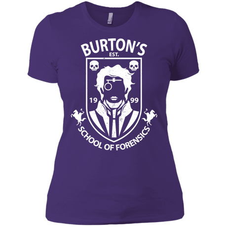T-Shirts Purple / X-Small Burtons School of Forensics Women's Premium T-Shirt