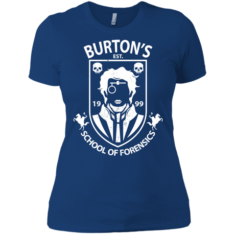 T-Shirts Royal / X-Small Burtons School of Forensics Women's Premium T-Shirt