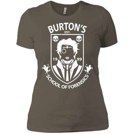 T-Shirts Warm Grey / X-Small Burtons School of Forensics Women's Premium T-Shirt