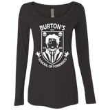 T-Shirts Vintage Black / Small Burtons School of Forensics Women's Triblend Long Sleeve Shirt