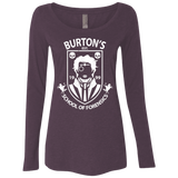 T-Shirts Vintage Purple / Small Burtons School of Forensics Women's Triblend Long Sleeve Shirt