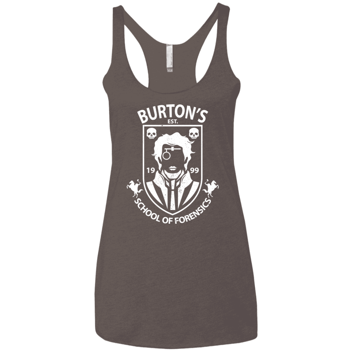 T-Shirts Macchiato / X-Small Burtons School of Forensics Women's Triblend Racerback Tank