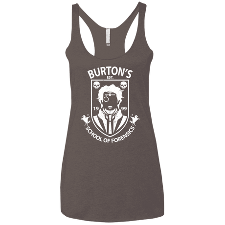 T-Shirts Macchiato / X-Small Burtons School of Forensics Women's Triblend Racerback Tank