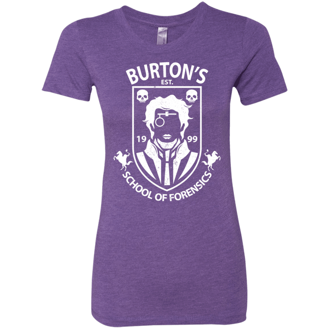 T-Shirts Purple Rush / Small Burtons School of Forensics Women's Triblend T-Shirt