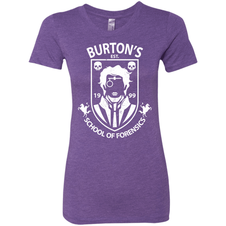 T-Shirts Purple Rush / Small Burtons School of Forensics Women's Triblend T-Shirt