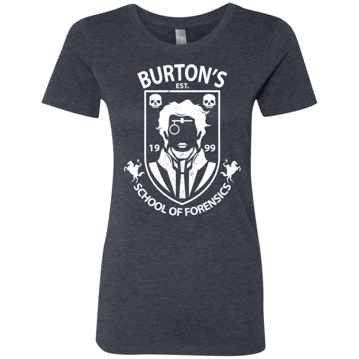 T-Shirts Vintage Navy / Small Burtons School of Forensics Women's Triblend T-Shirt