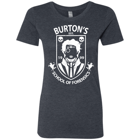 T-Shirts Vintage Navy / Small Burtons School of Forensics Women's Triblend T-Shirt