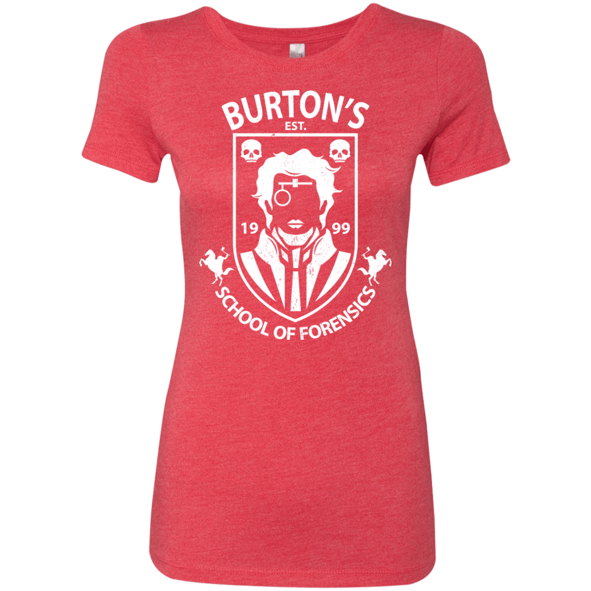 T-Shirts Vintage Red / Small Burtons School of Forensics Women's Triblend T-Shirt