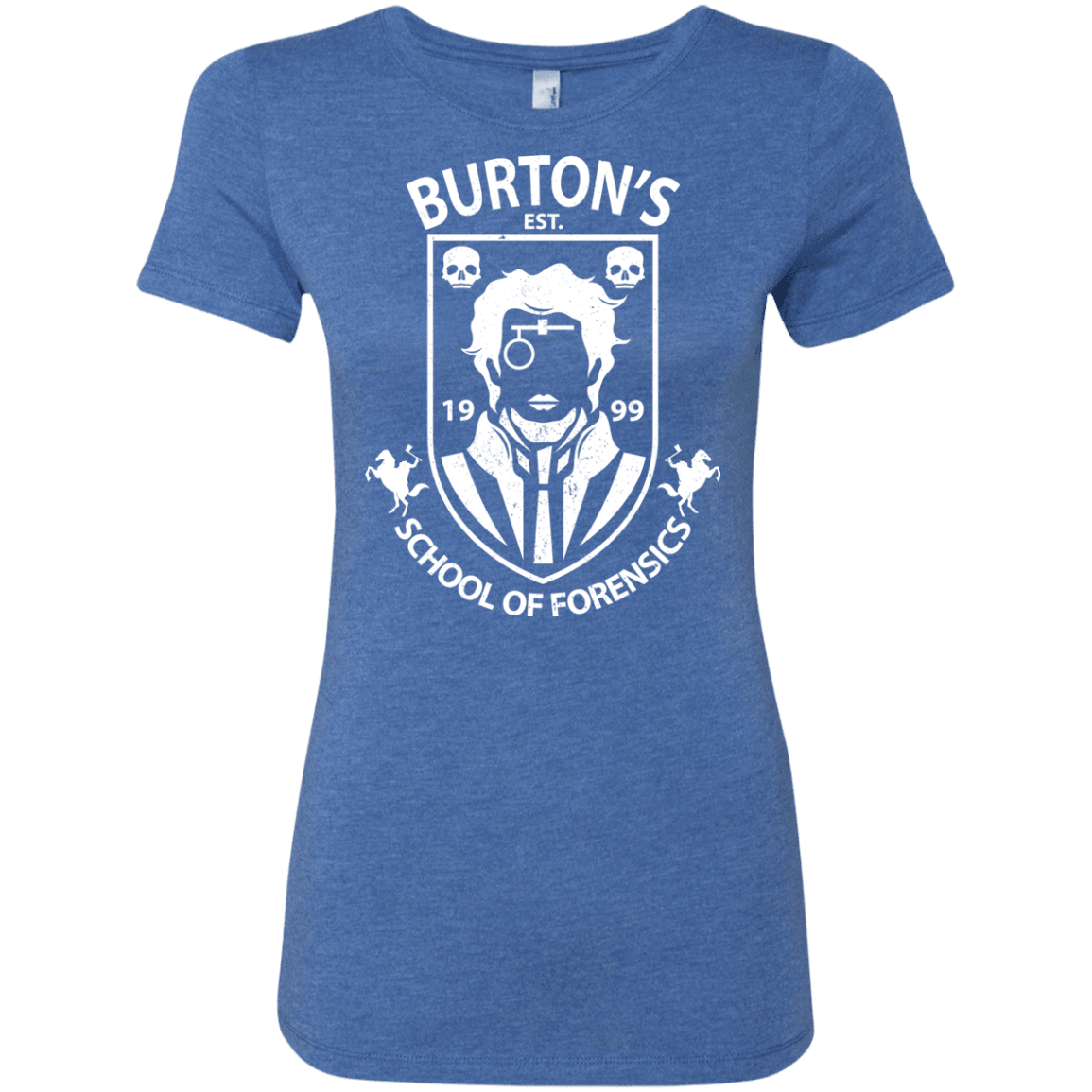 T-Shirts Vintage Royal / Small Burtons School of Forensics Women's Triblend T-Shirt